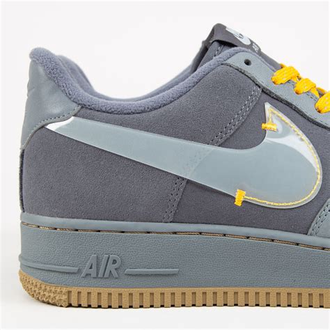 grey Nike Air Force ones